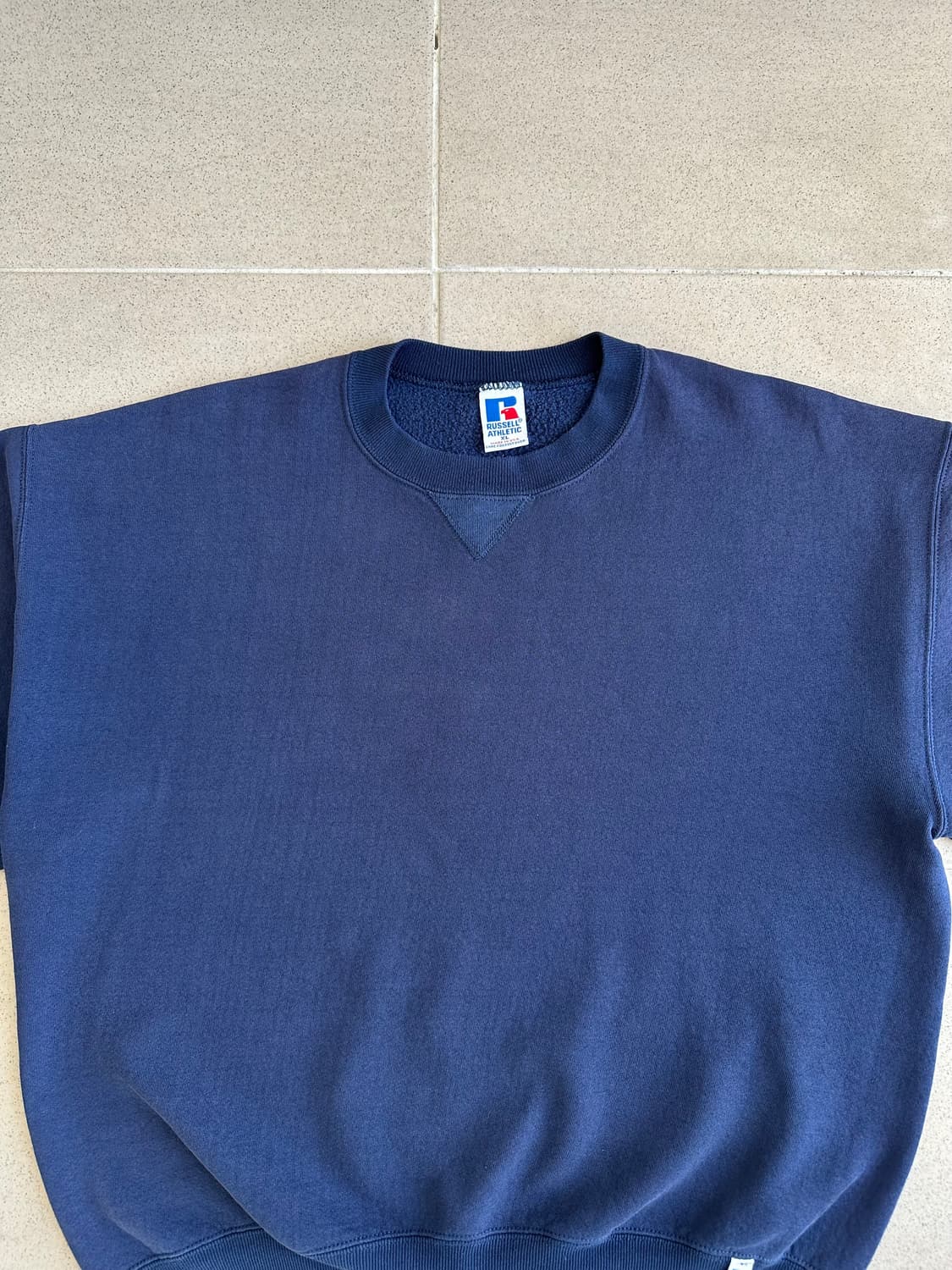 90s 빈티지 러셀 스웻셔츠 네이비 XL USA 상품이미지4