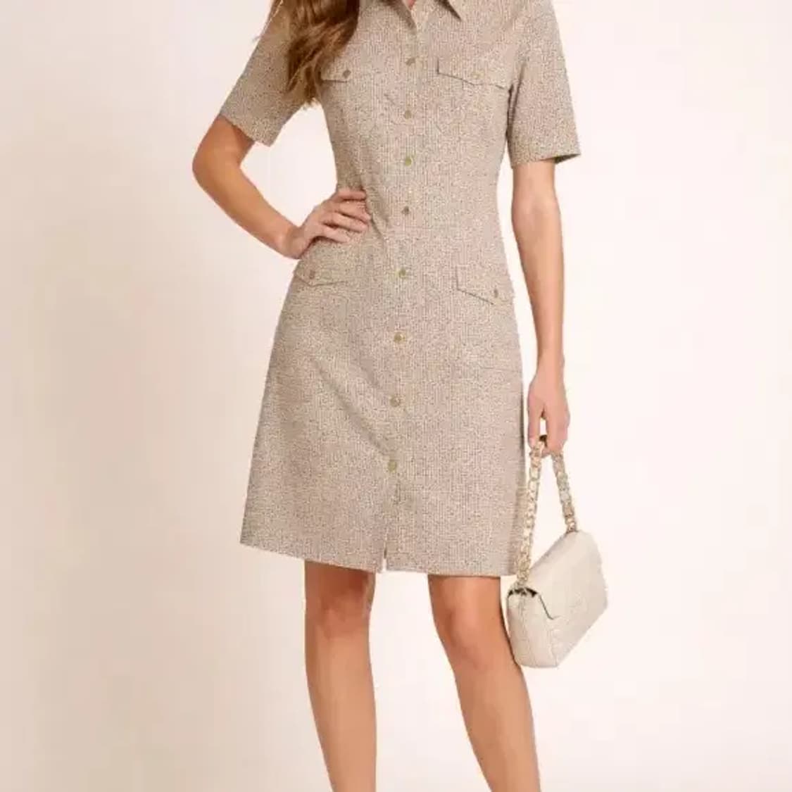 [정품] 토리버치 클래식 모노그램 셔츠 원피스 55반 상품이미지1