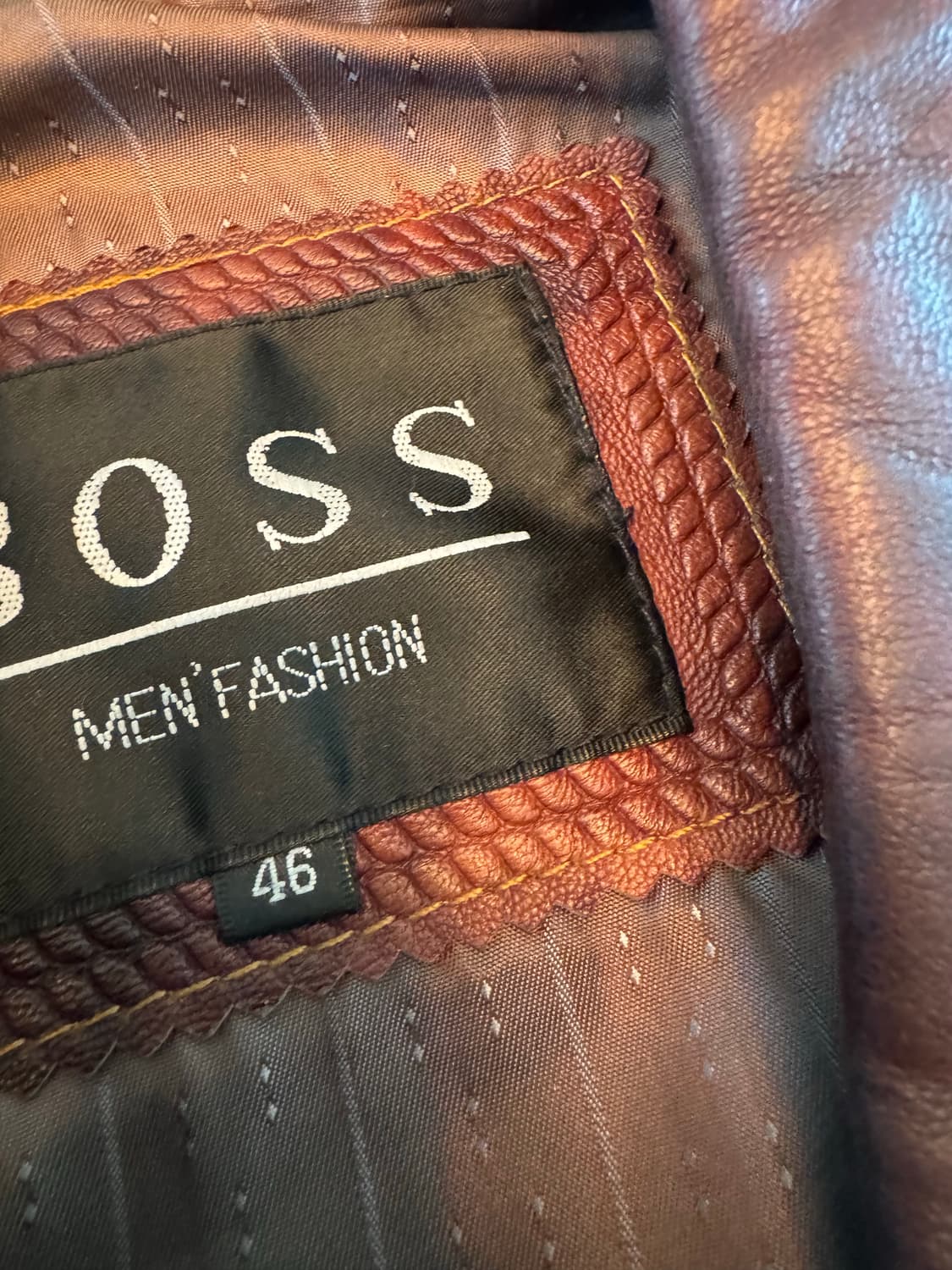 BOSS  램스킨  레더 자켓 상품이미지3