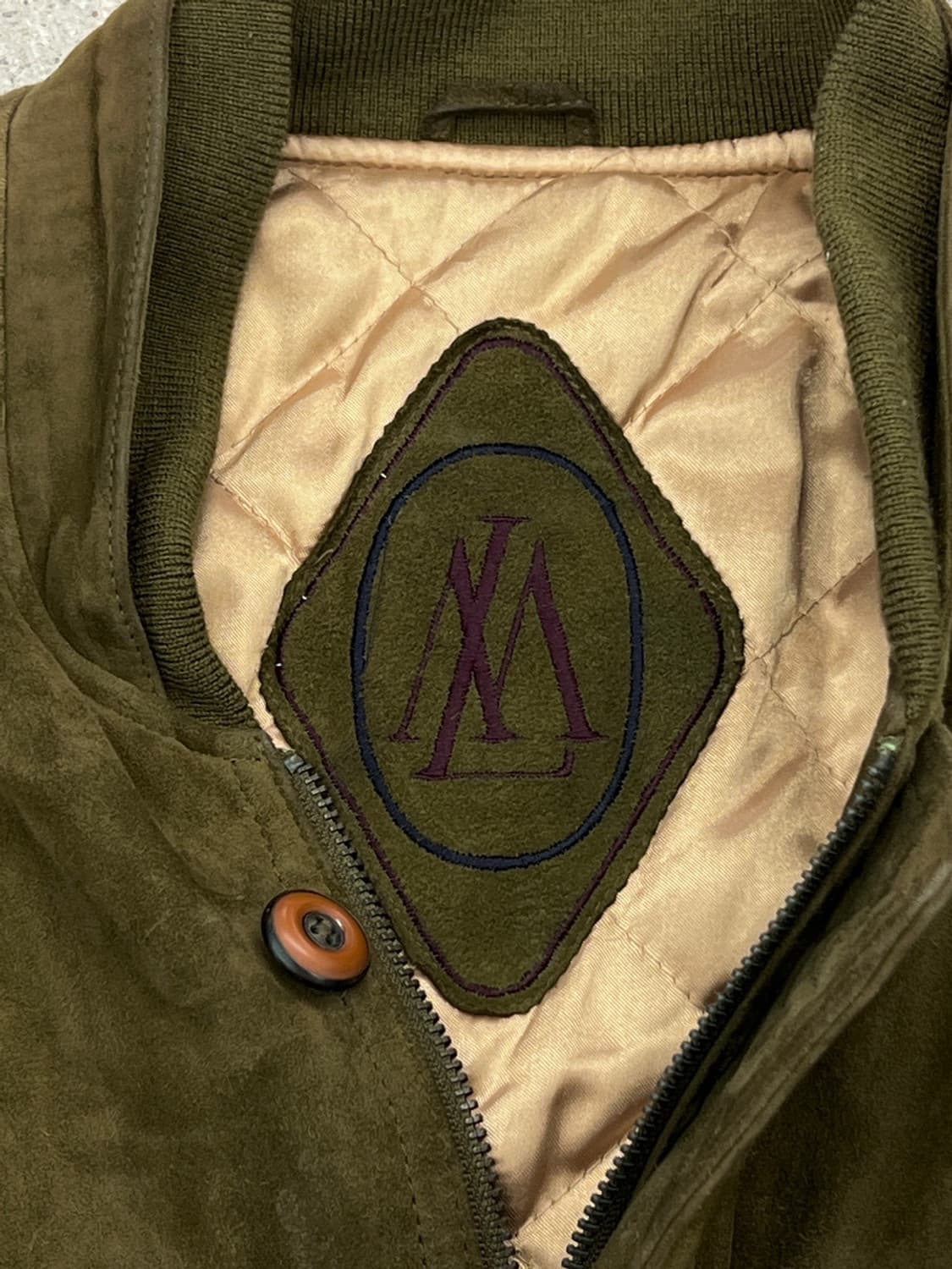 Lesamans 90s 램스킨 스웨이드 봄버 자켓 상품이미지8