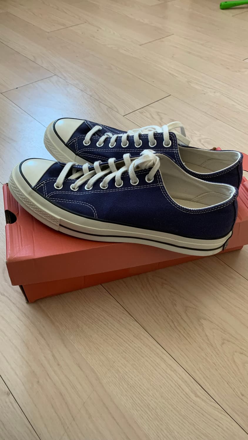 컨버스 척 70 OX 네이비 스니커즈 290  상품이미지3