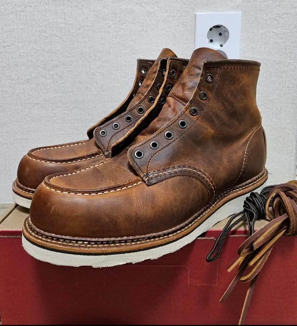 레드윙 목토 1907 - 카퍼 러프앤터프 상품이미지1