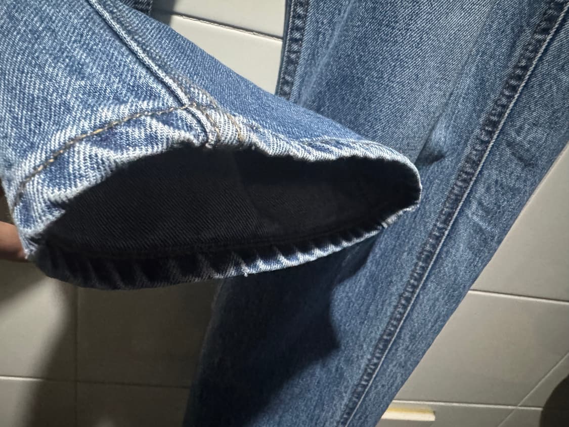 유니클로U 스트레이트 데님 30 사이즈 상품이미지5