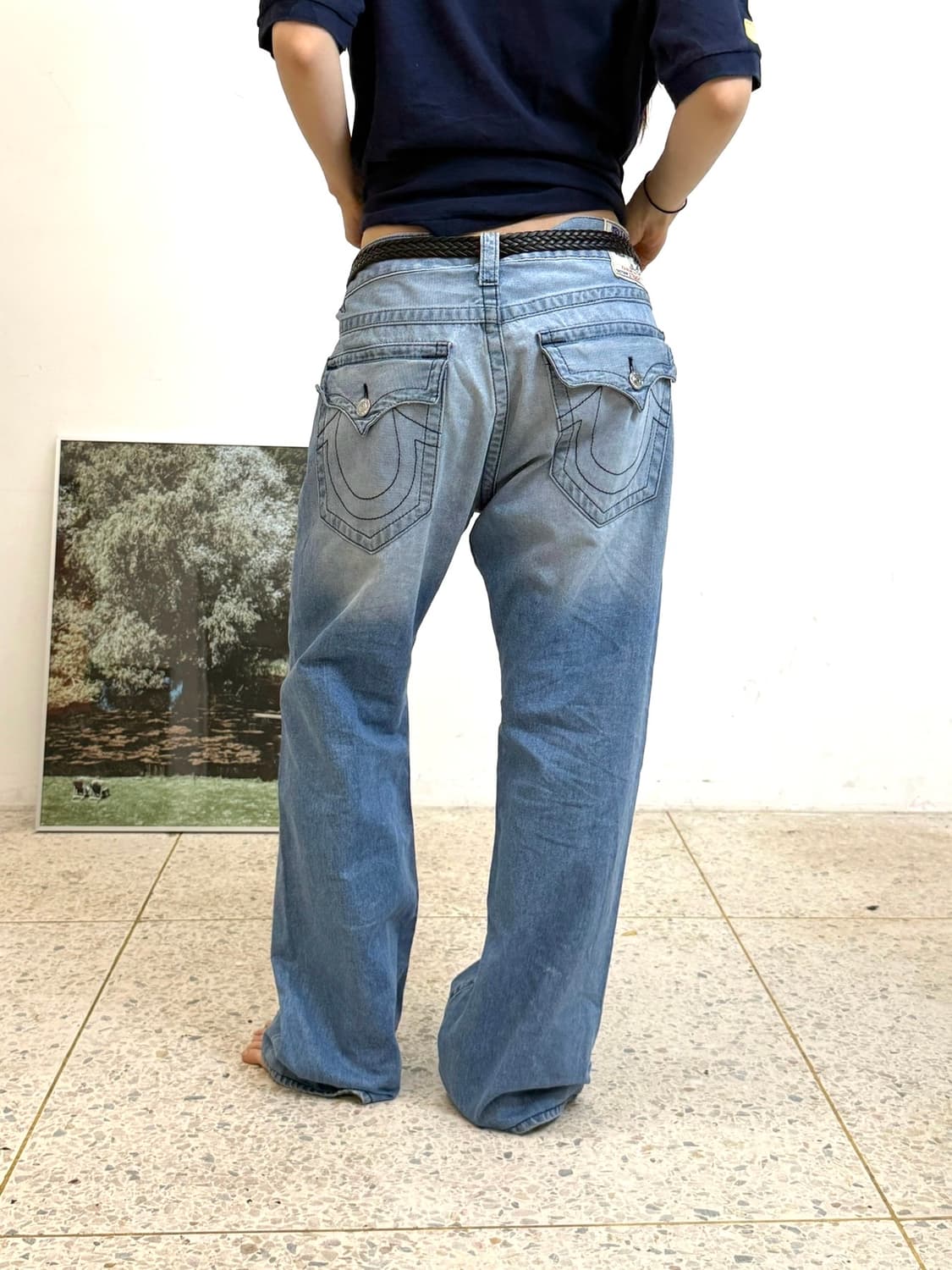 트루릴리전 스트레이트 핏 상품이미지4