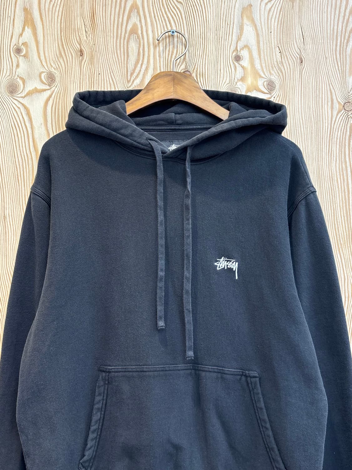 스투시 베이직 로고 후드티 상품이미지2