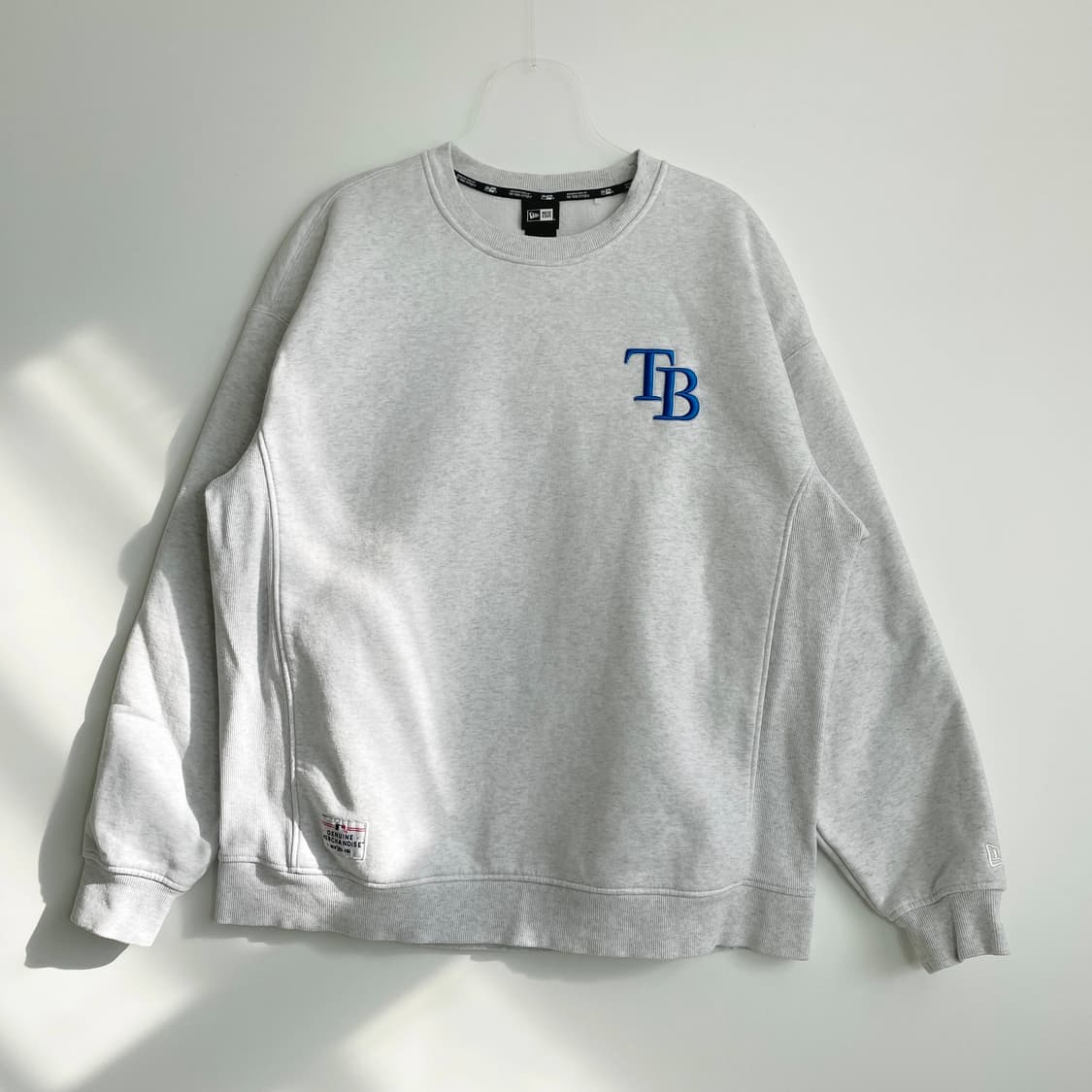 D2 뉴에라 MLB 탬파베이 레이스 로고 맨투맨 105사이즈 상품이미지1