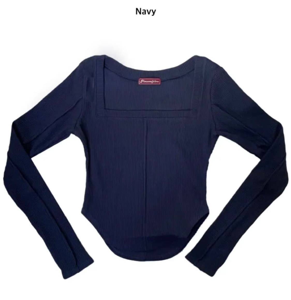 플리즈노팔로우 바비탑 네이비 상품이미지1