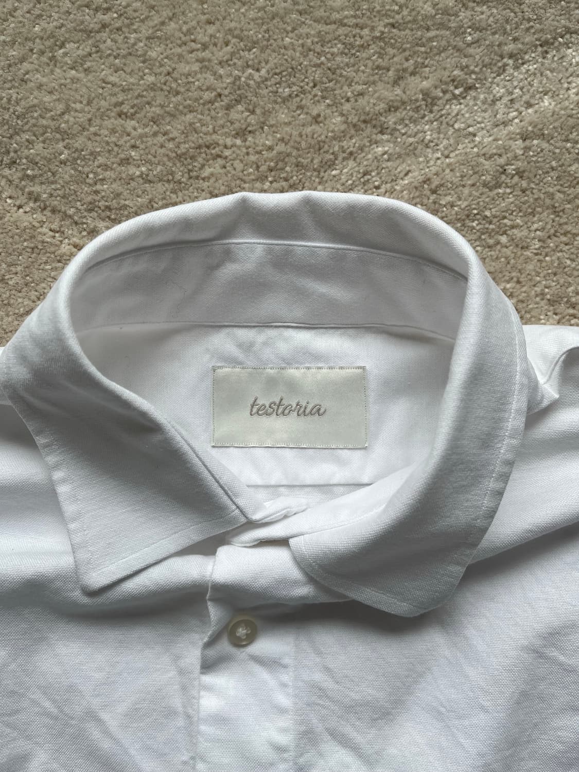 테스토리아 클래식 화이트 셔츠 (100-103) 상품이미지7