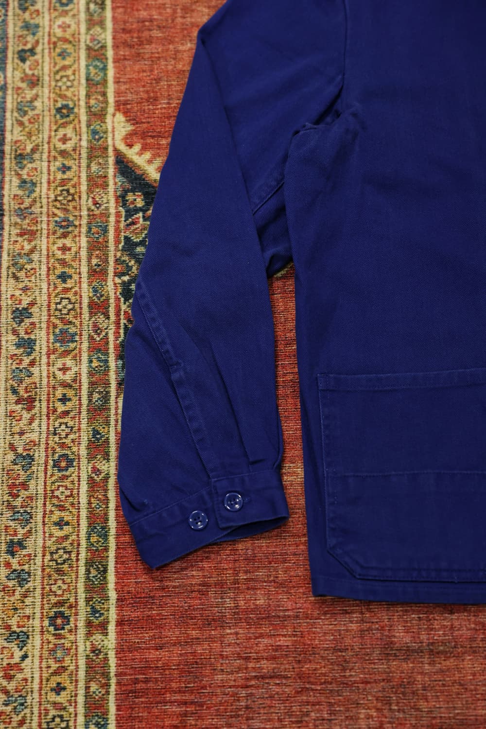 빈티지 워크자켓 블루 판매 상품이미지3