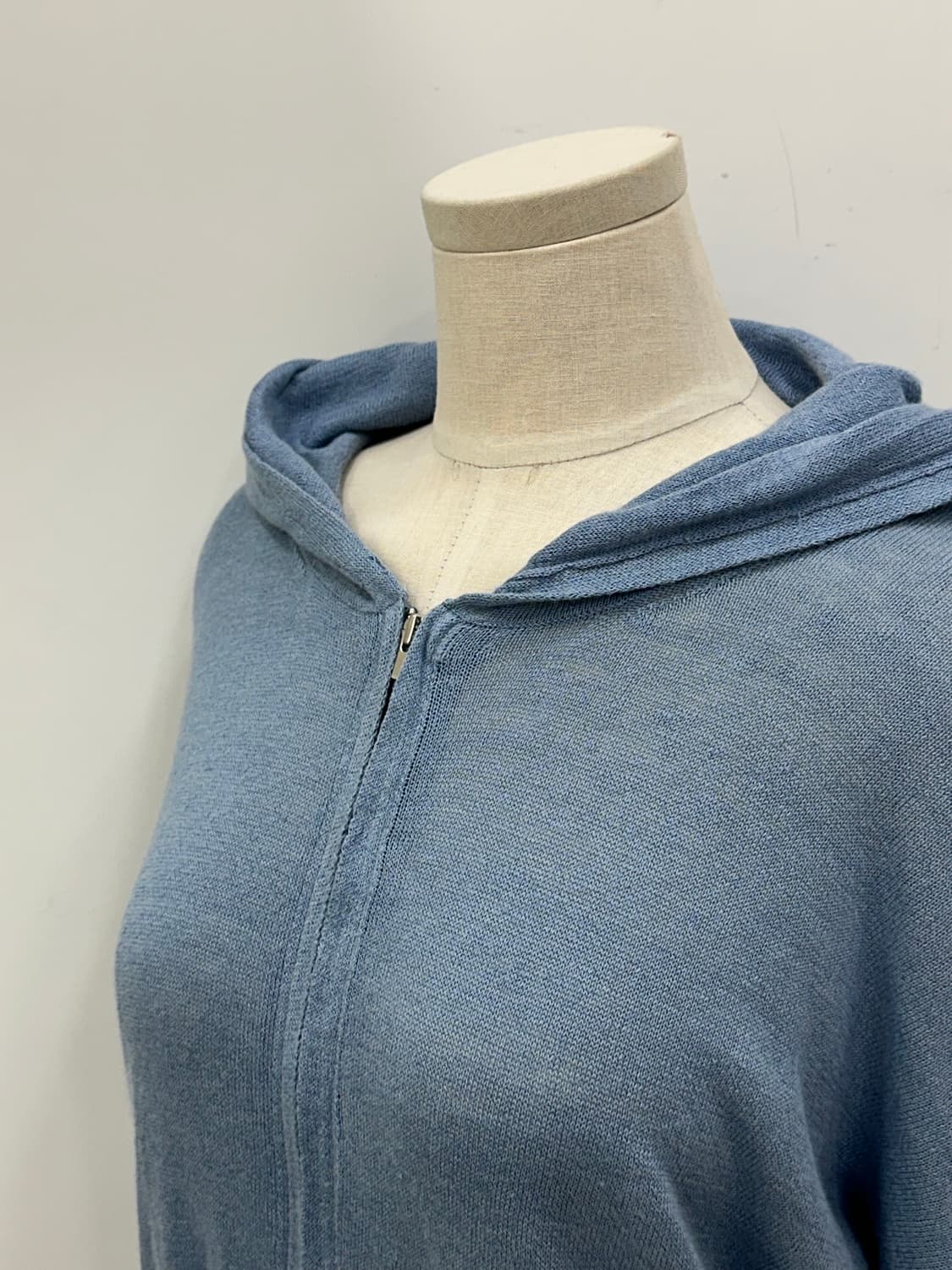 오일릴리 리넨 혼방 니트 후드 집업 상품이미지7