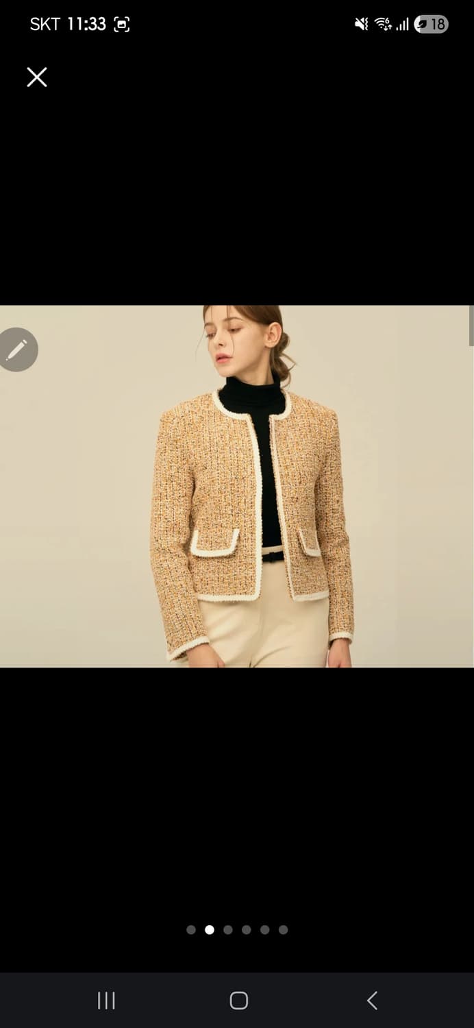 트위드.자켓 S사이즈 상품이미지5