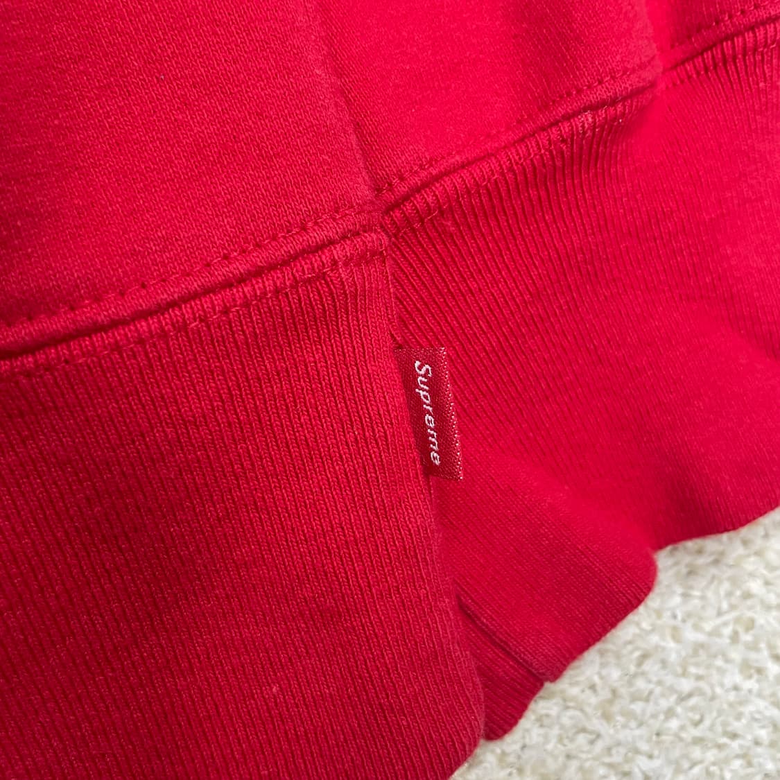 슈프림 Supreme x 덕다운레코즈 후드티 레드 상품이미지5
