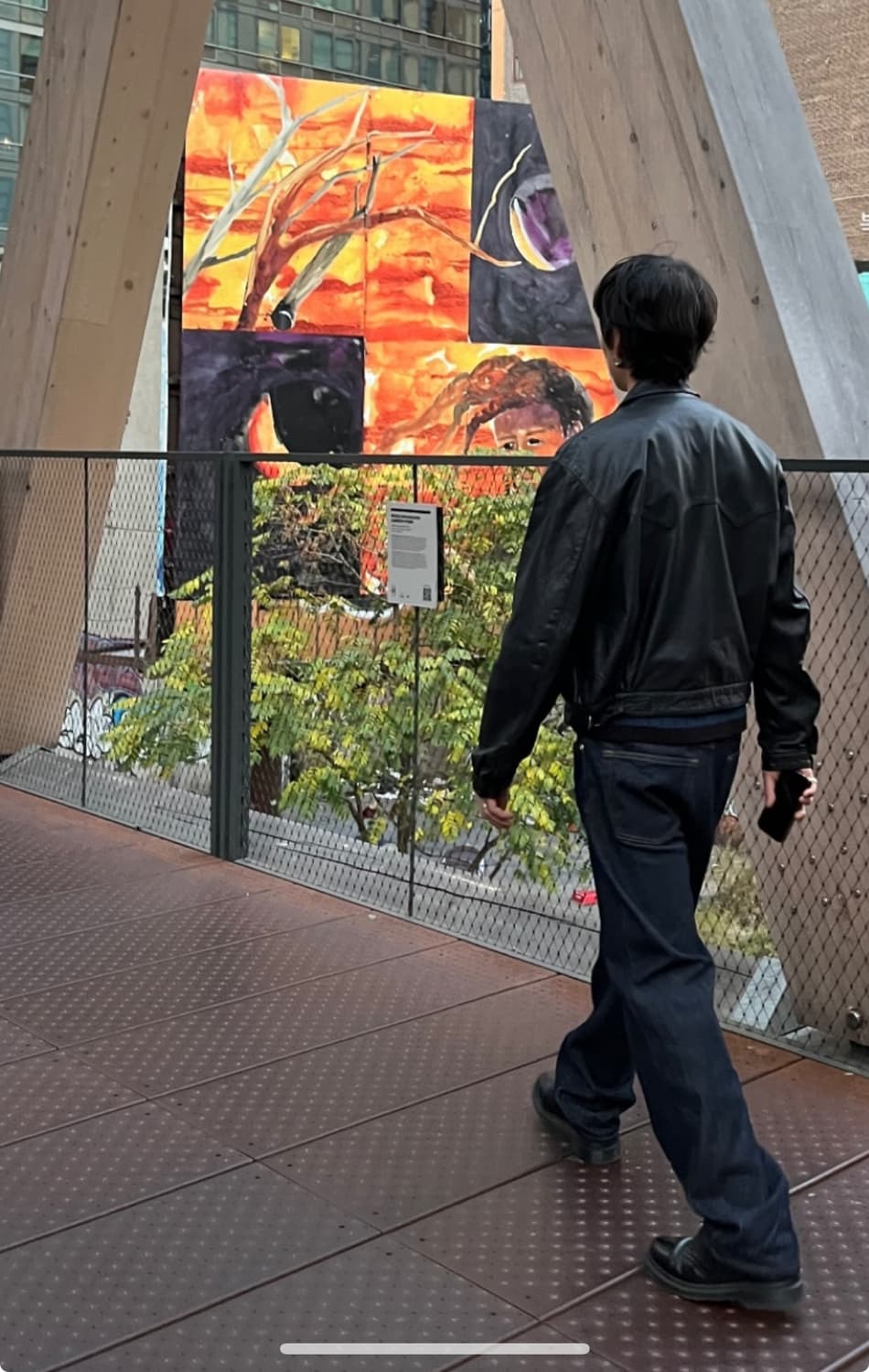 빈티지 웨스턴 디테일 레더 봄버 가죽 자켓 상품이미지3