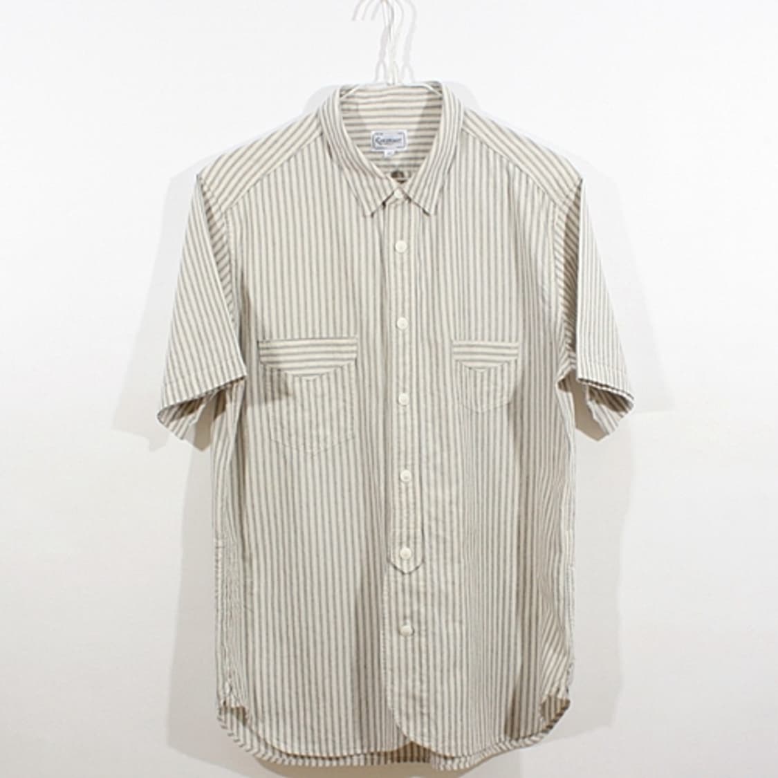 커버낫 라운드 플라켓 스트라이프 셔츠 상품이미지1