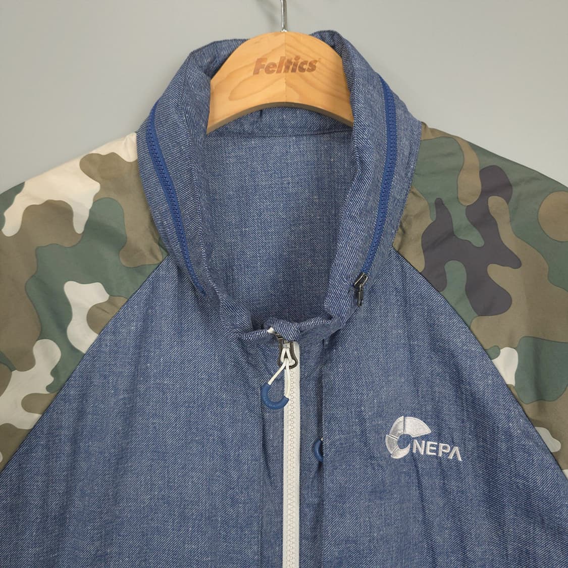 네파 NEPA 배색 카모 바람막이 점퍼 110 상품이미지2
