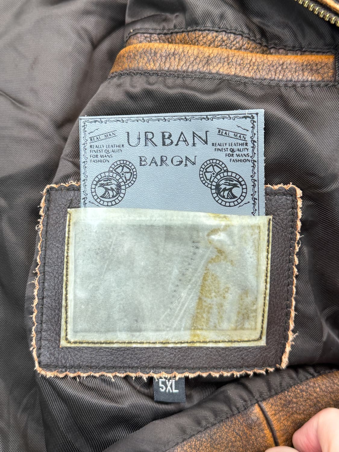 어반 바론 카우 레더 바이커 자켓 상품이미지5