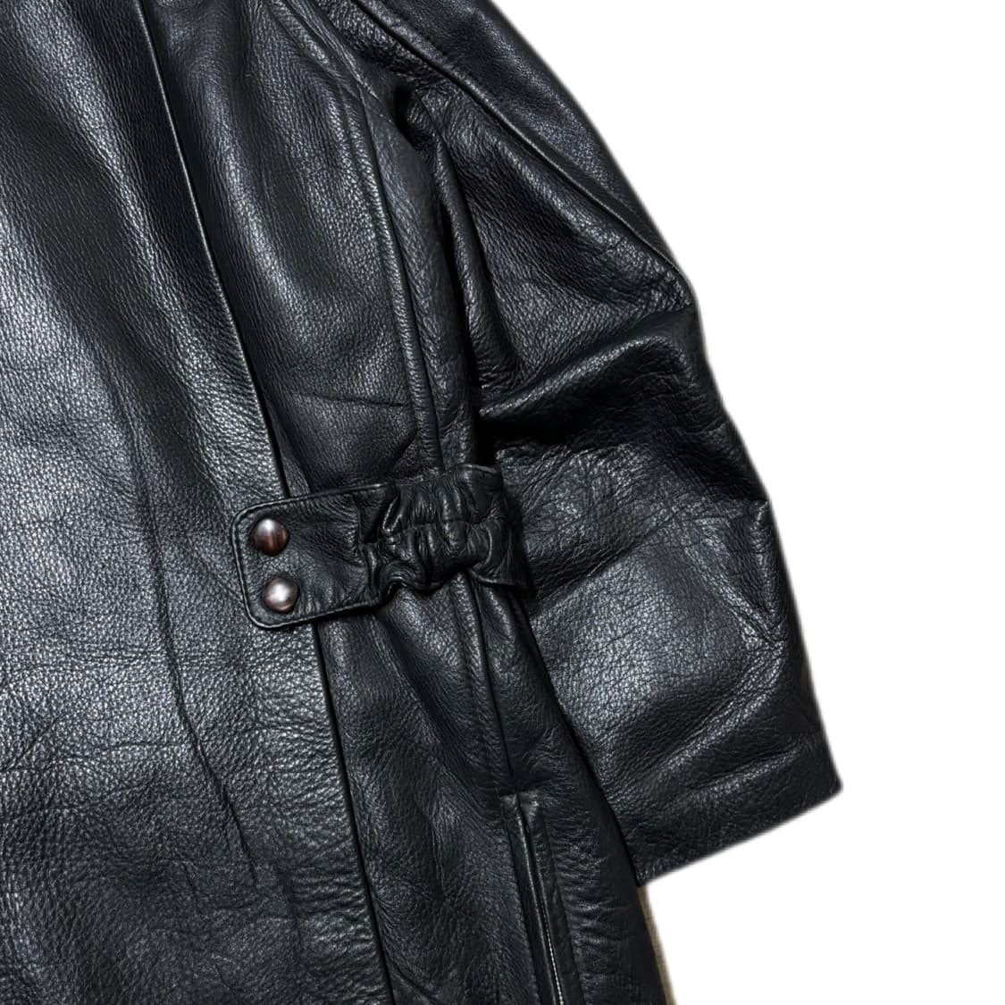 Vintage Leather Car Coat 빈티지 레더 카코트 상품이미지4