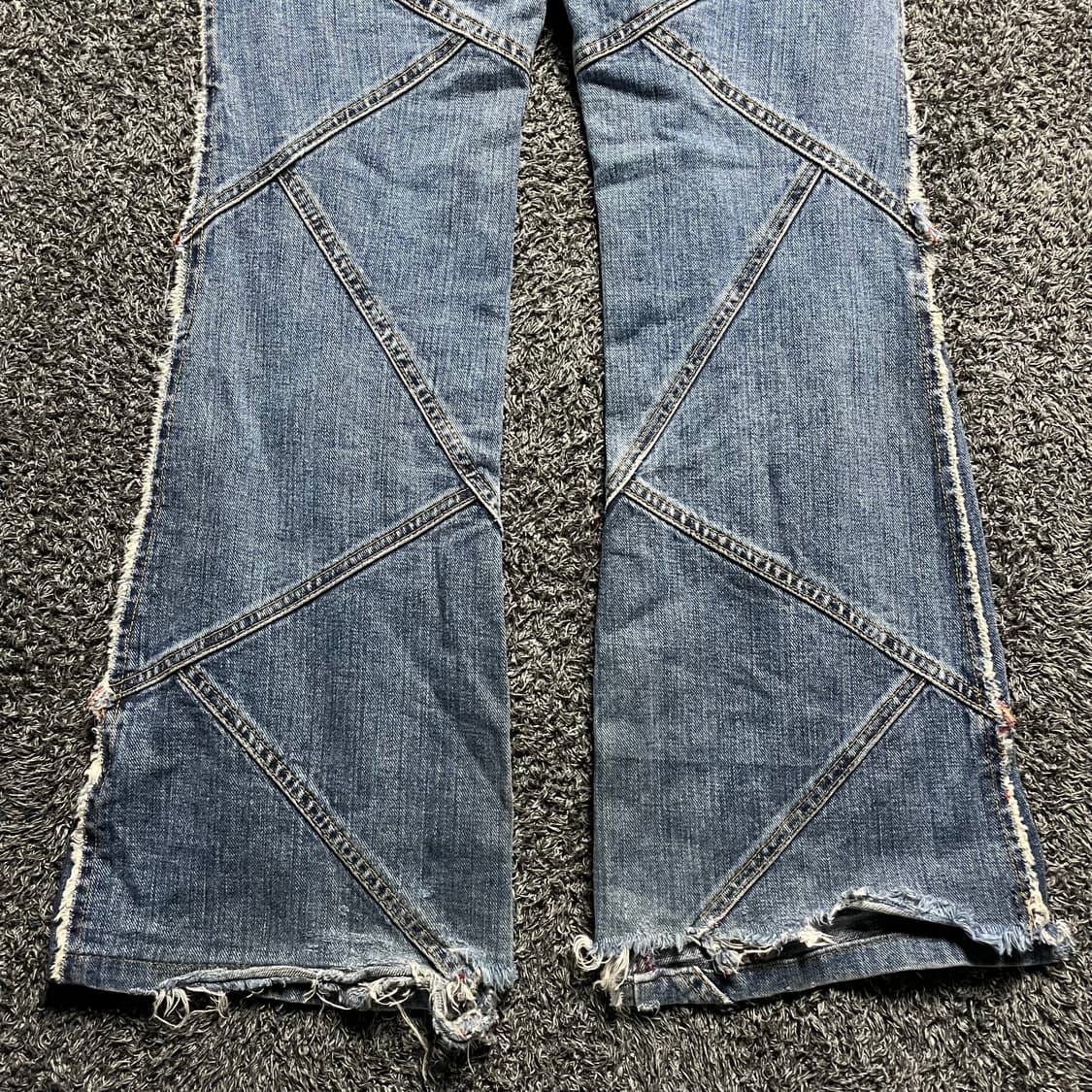 토네이도 마트 패치워크 부츠컷 진 상품이미지5