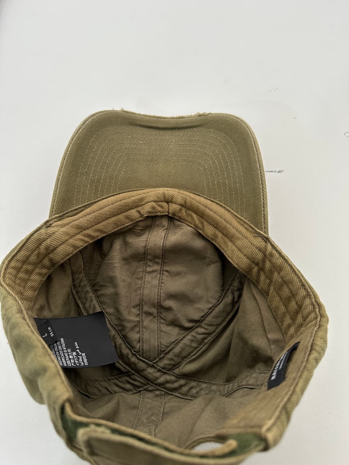 발렌시아가 폴리티컬 캠페인 디스트로이드 캡 상품이미지9