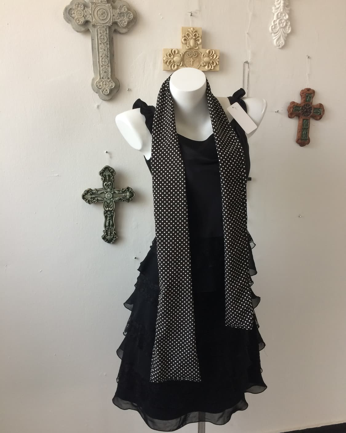 dot pattern scarf 상품이미지5