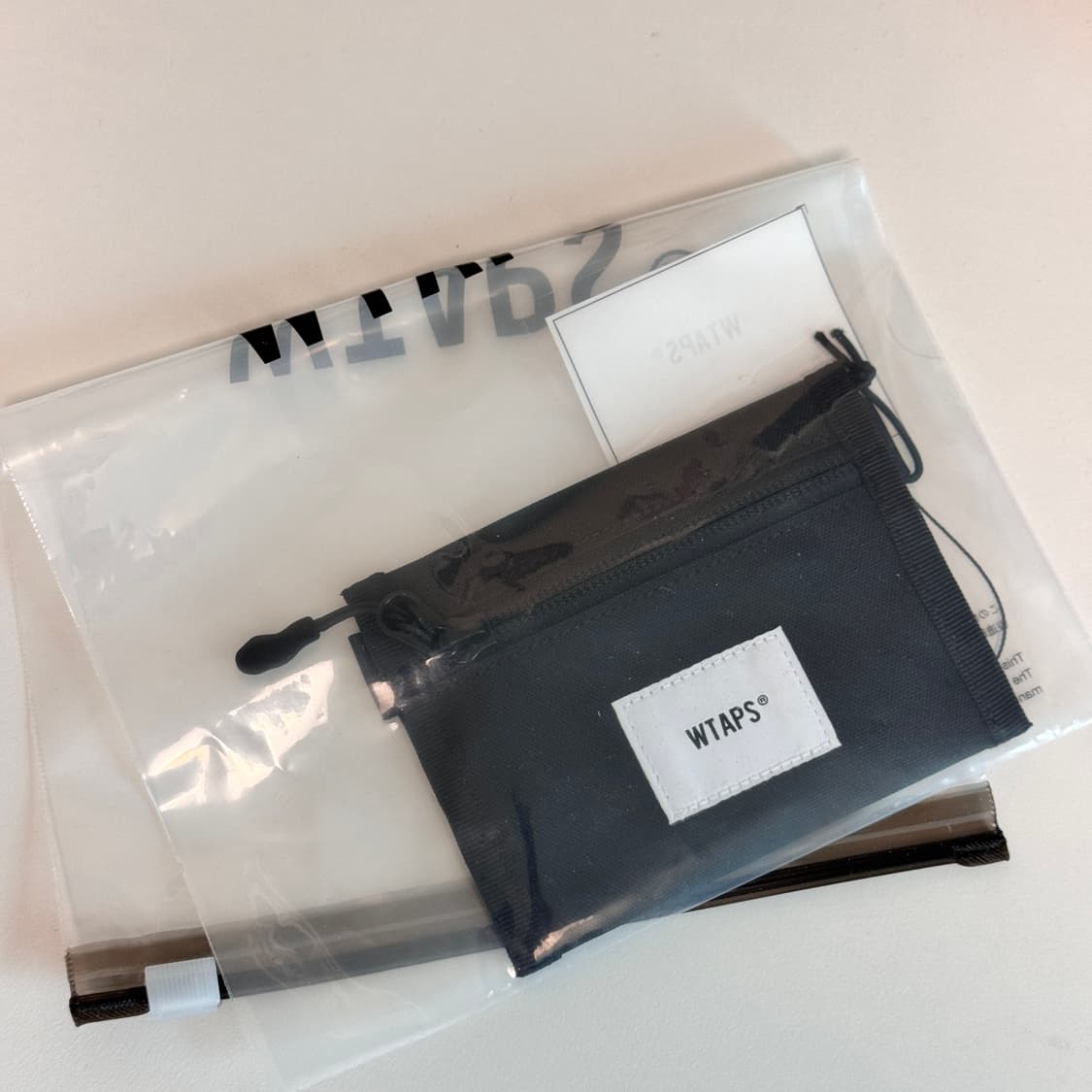 더블탭스 코듀라 코인케이스 블랙 카드지갑 Coin Case 상품이미지3