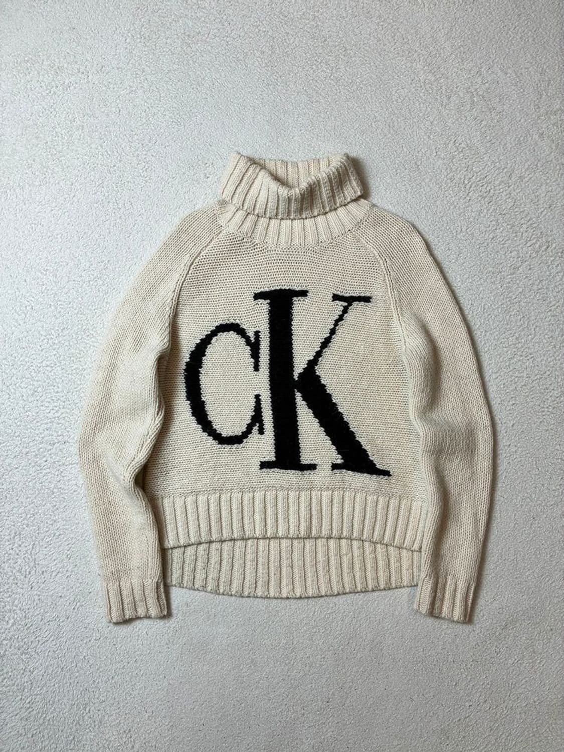 CK 알파카 울 Y2K 폴라 니트 PN7285 상품이미지1