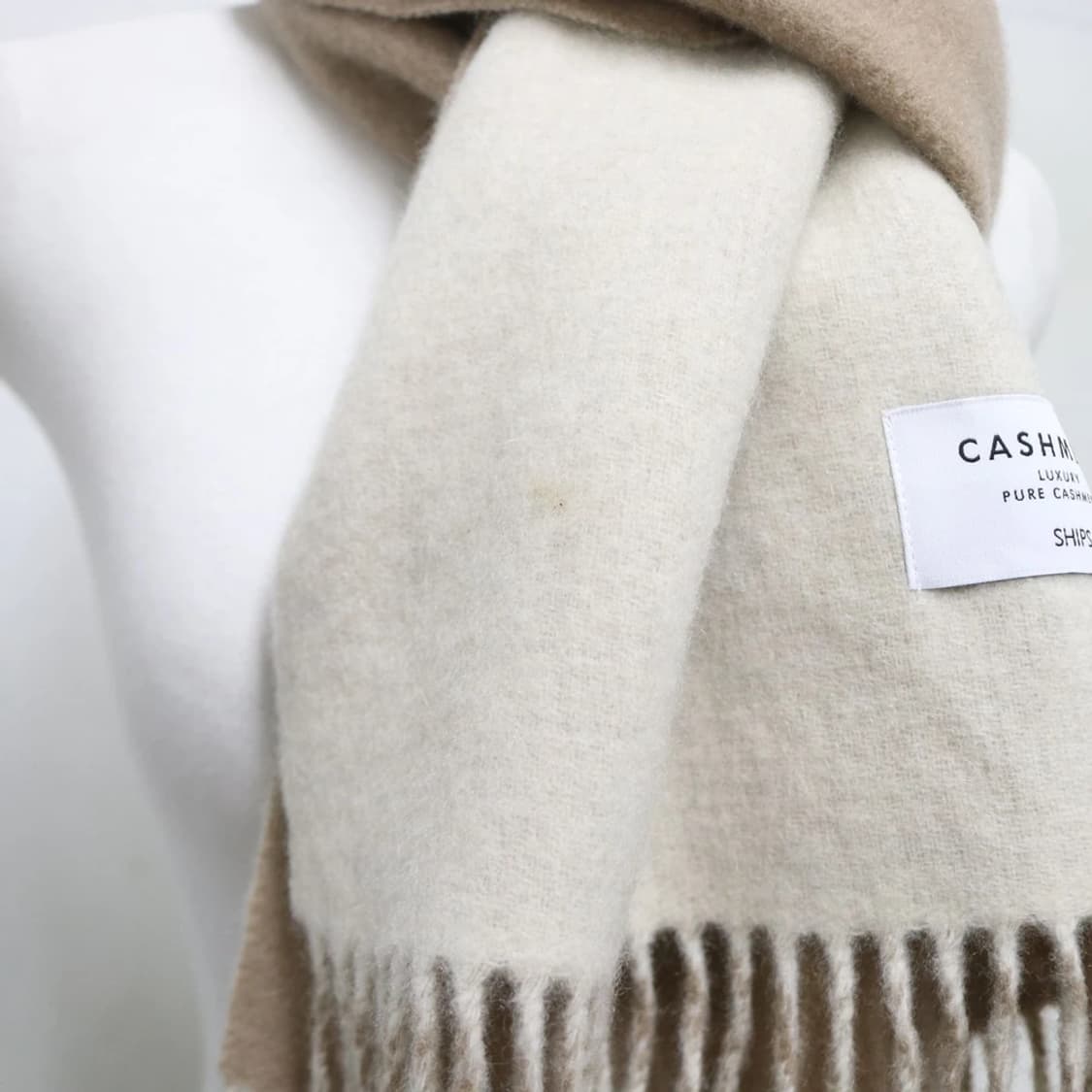 쉽스 투톤 캐시미어 머플러 61605 상품이미지2