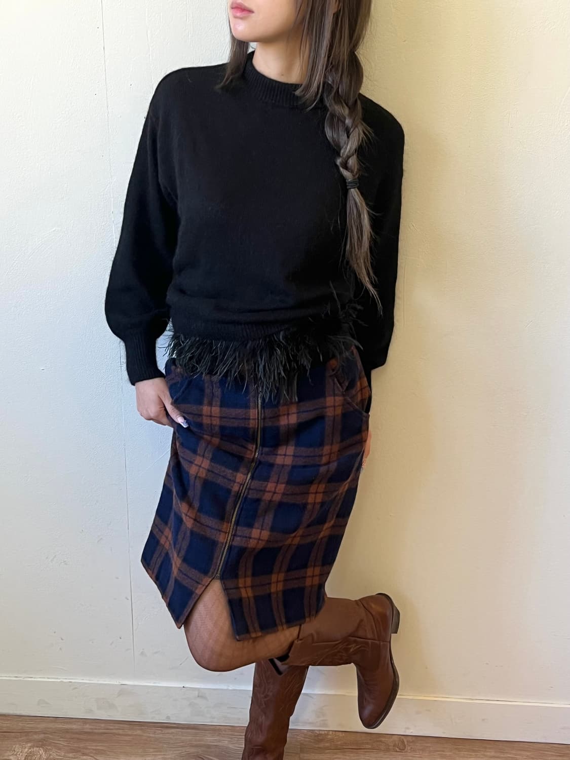 ERIC HOUSE 집업 울 스커트 상품이미지4