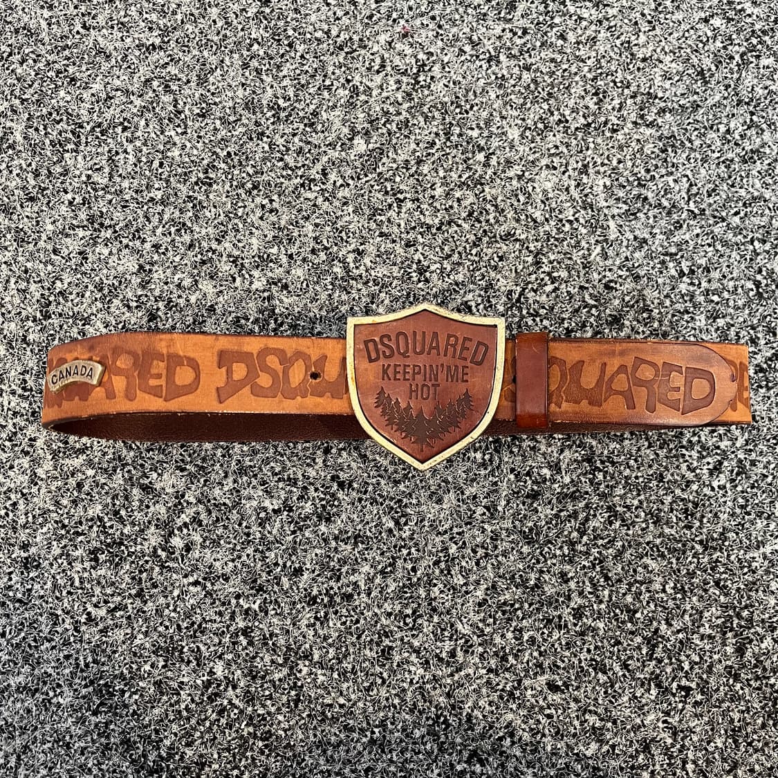 디스퀘어드 근본 빈티지 가죽 벨트 상품이미지1