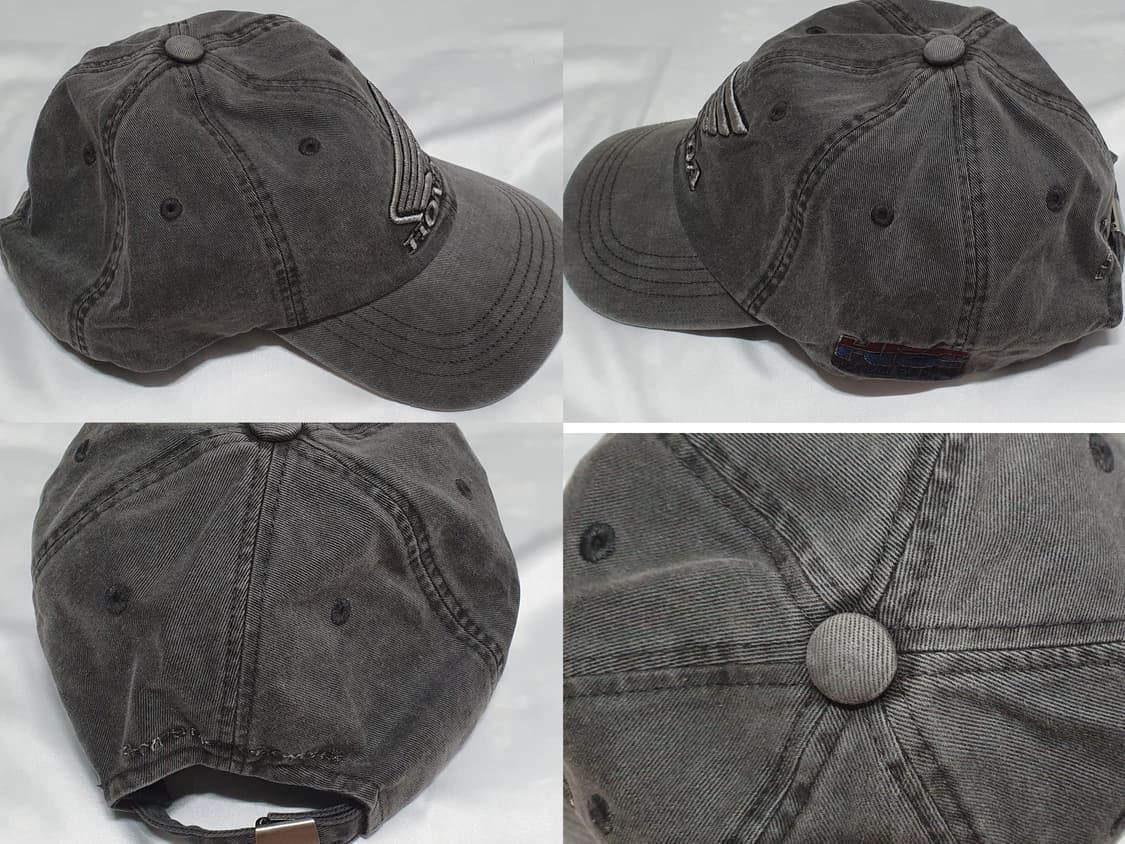 그레이 혼다 모토사이클 볼캡 모자 Wing logo Pigment 상품이미지6