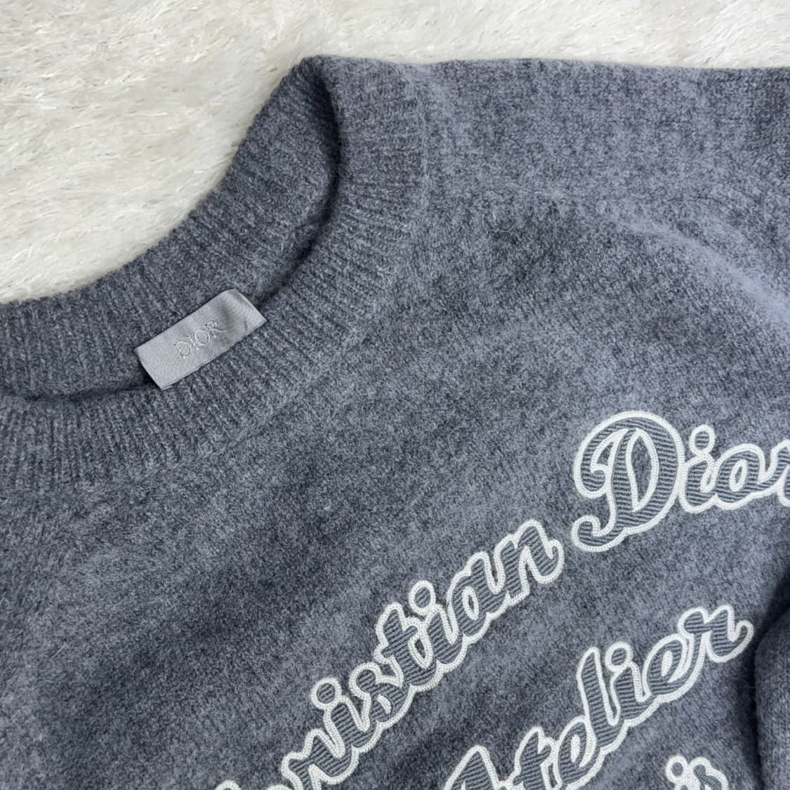 디올 아뜰리에 스웨터 그레이울저지 영구제  상품이미지5