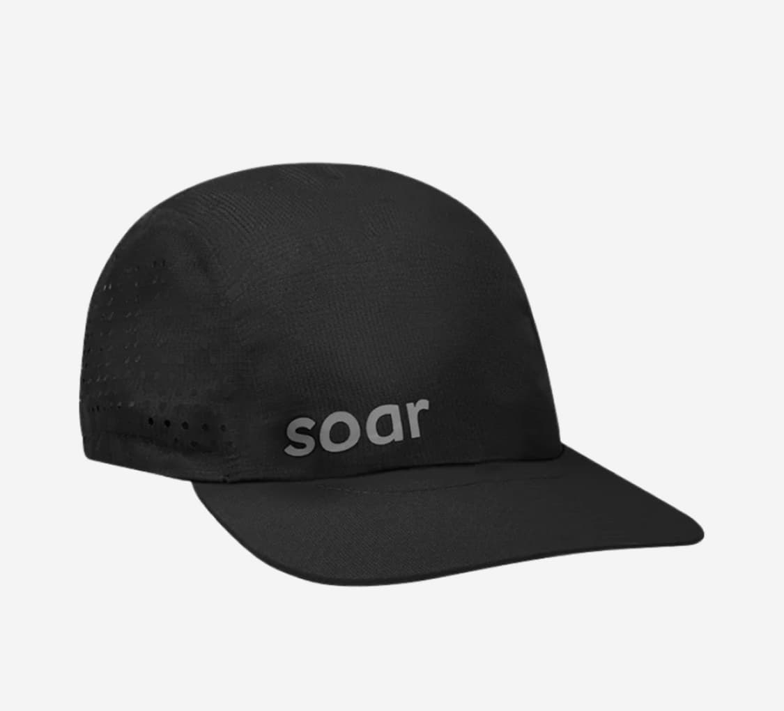 Soar 러닝 런 캡 블랙 상품이미지1