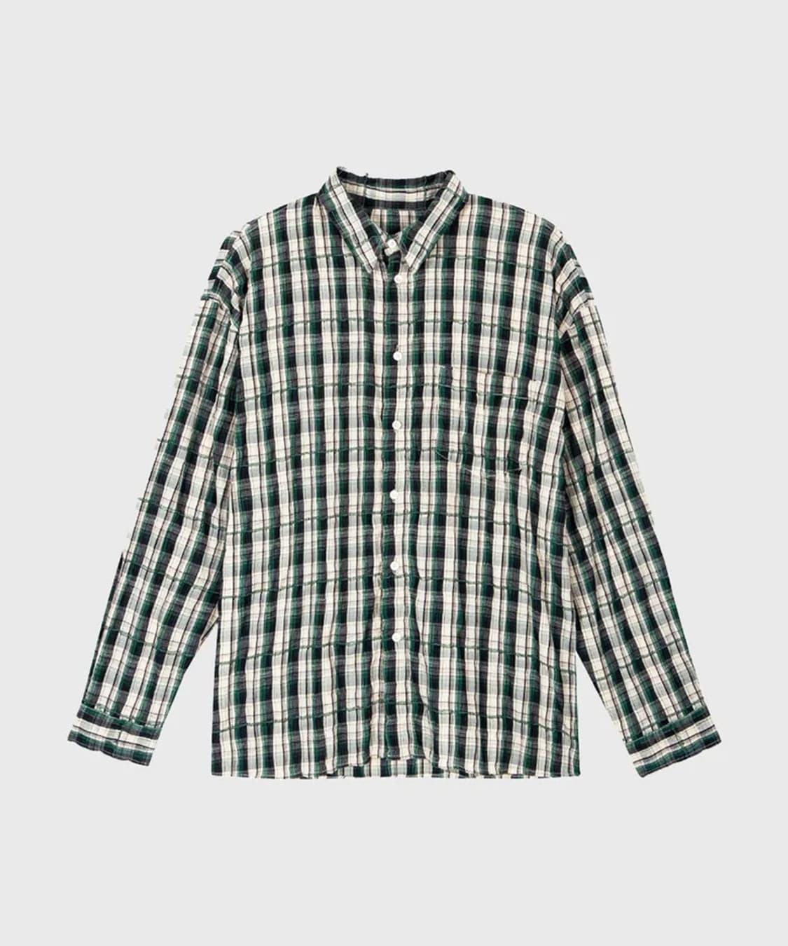 애니타임로릭 셔츠 L Iris shirt-Green 상품이미지4