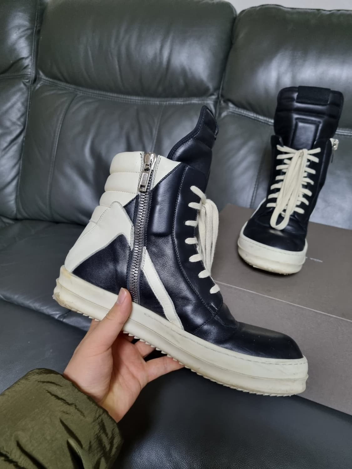 릭오웬스 지오바스켓 42사이즈 새상품급 팝니다 상품이미지4