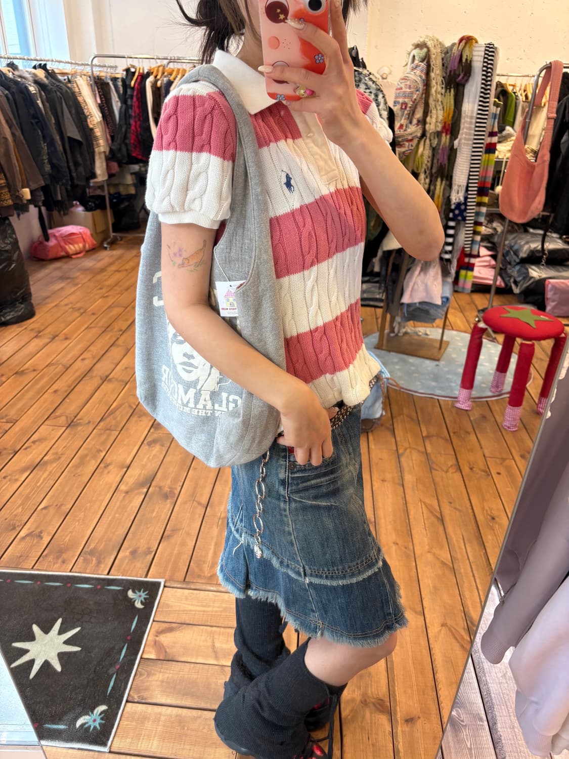 폴로 꽈배기 반팔니트 상품이미지2