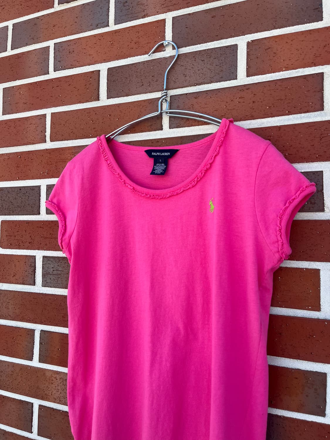 Polo Ralph Lauren 러플 디테일 반팔티셔츠 상품이미지2