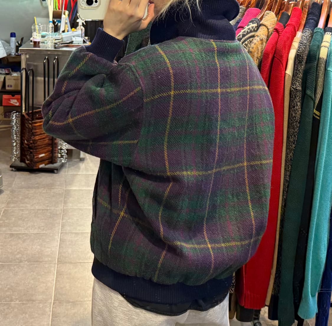 [NO.9]Lacoste 체크 자켓 상품이미지4