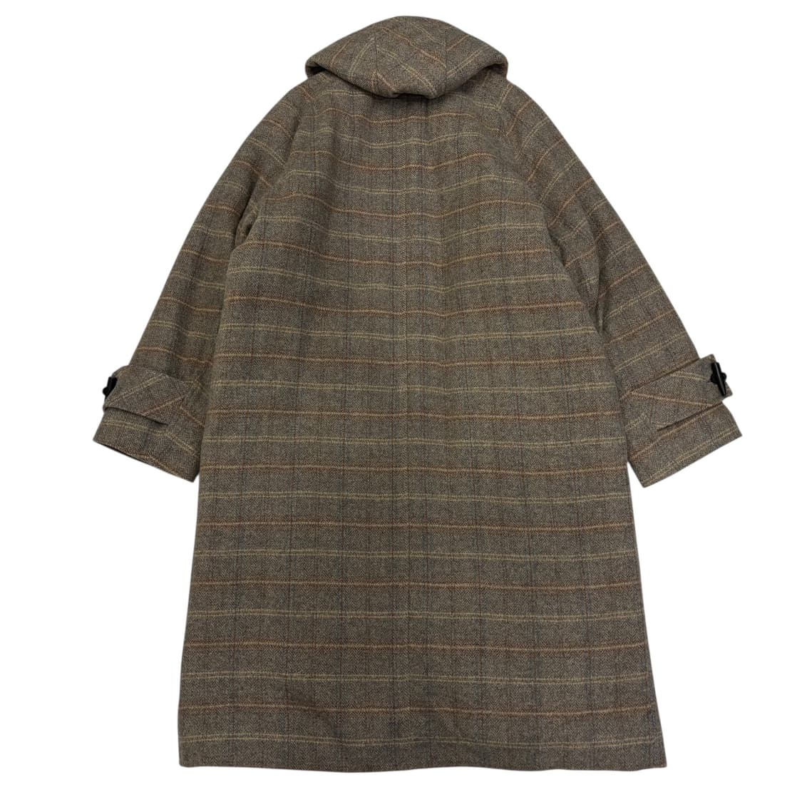 알렌느 디테처블 후드 패디드 체크 맥 코트 상품이미지5