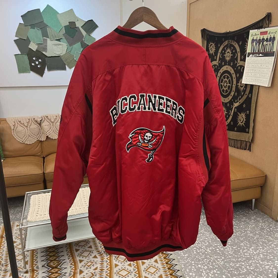 NFL 레트로 템파베이 버커니어스 빅사이즈 바시티자켓 4XL C11217 상품이미지4