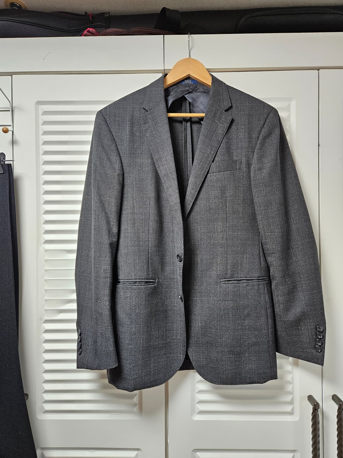 폴로 랄프로렌 글랜체크 블레이저 38R 판매합니다. 상품이미지1