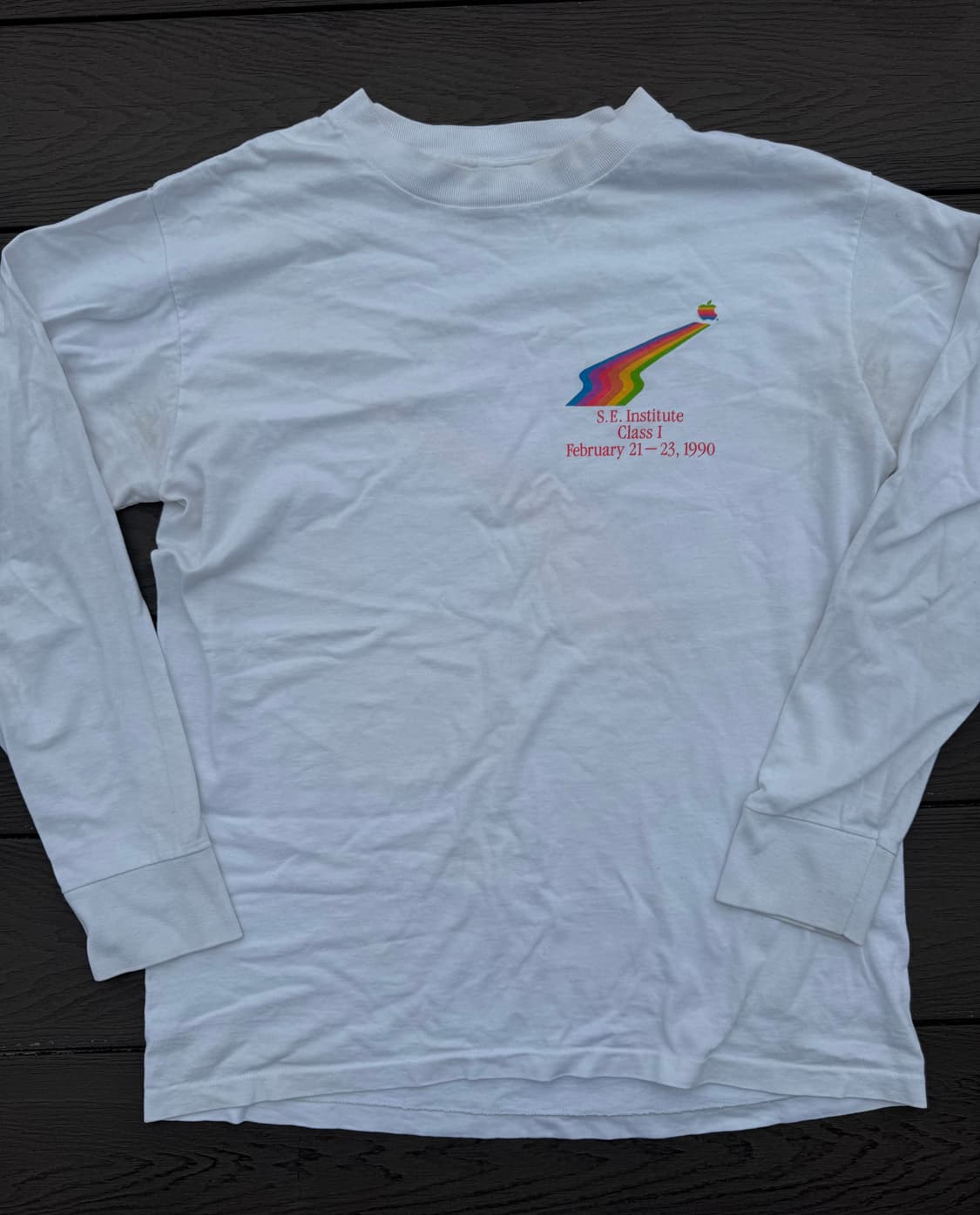 90s apple shirt 상품이미지2