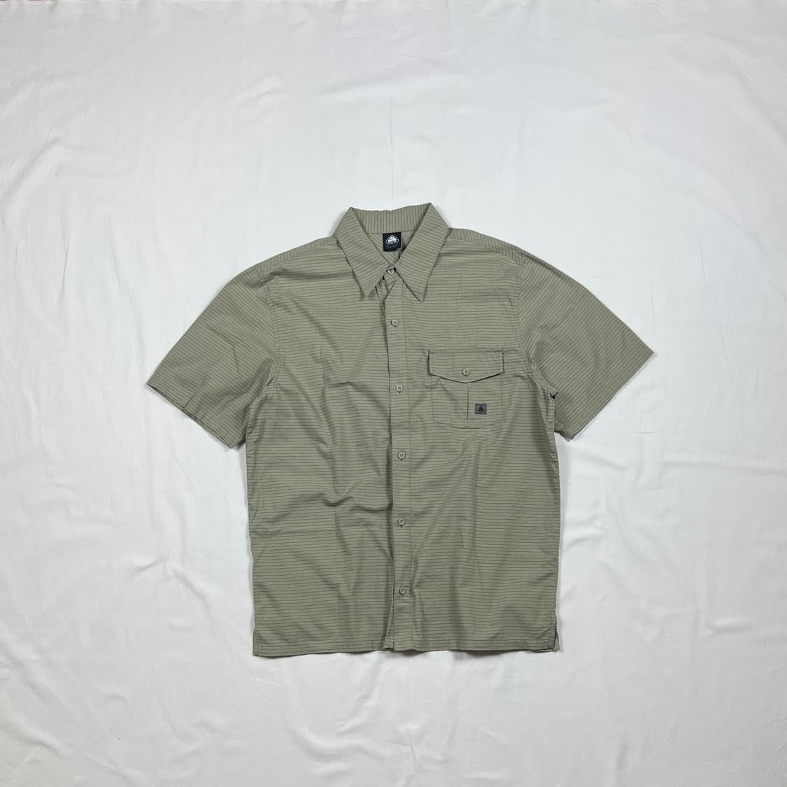 00’s 나이키 nike acg 로고 포켓 체크 셔츠 남방 상품이미지1