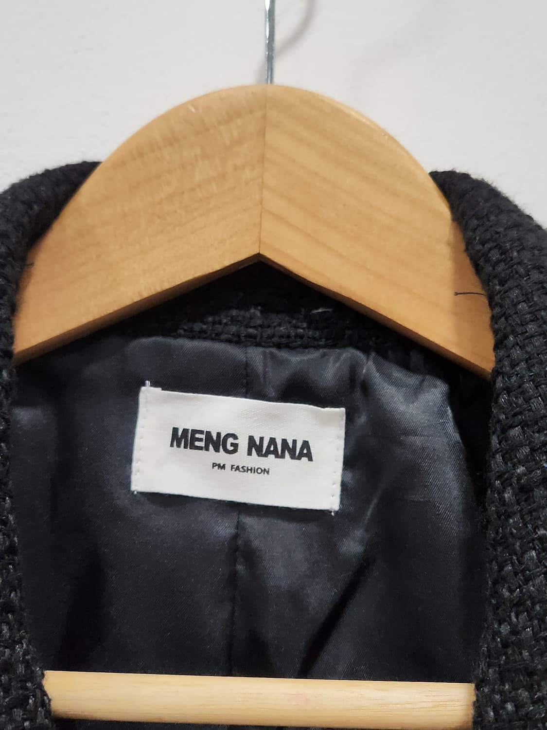 [F] 트위드 자켓 블랙 금장단추 여성 프리사이즈 상품이미지6