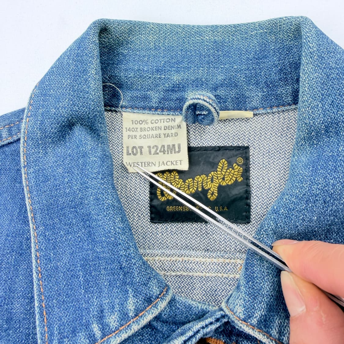 랭글러 JPN124MJ 카우보이 웨스턴 청자켓 상품이미지3