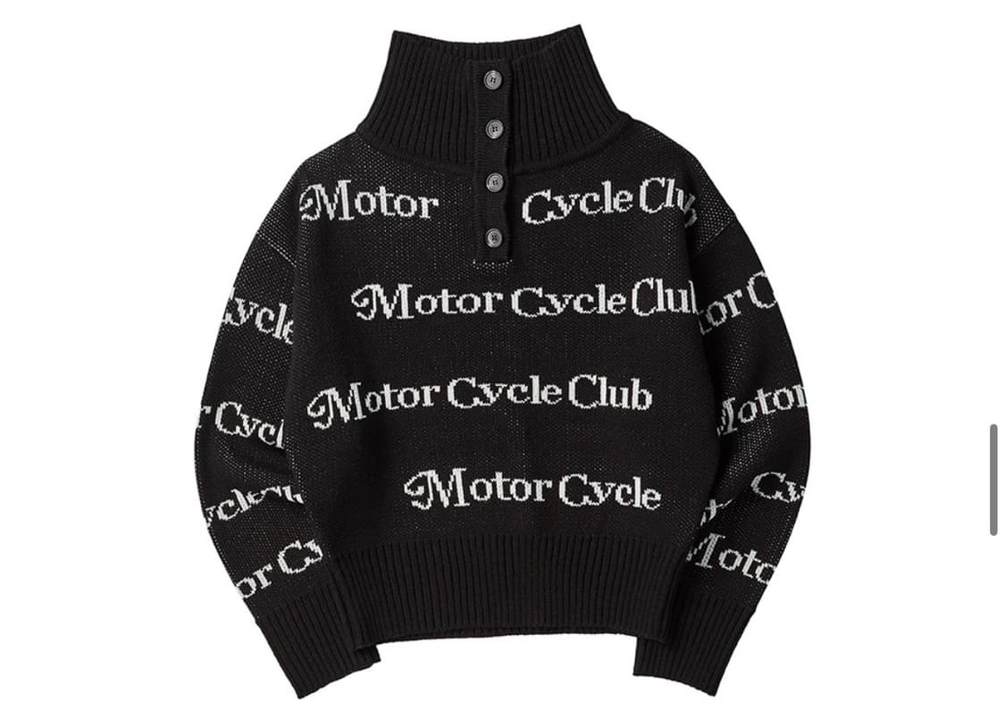 하이넥 니트 블랙 상품이미지3