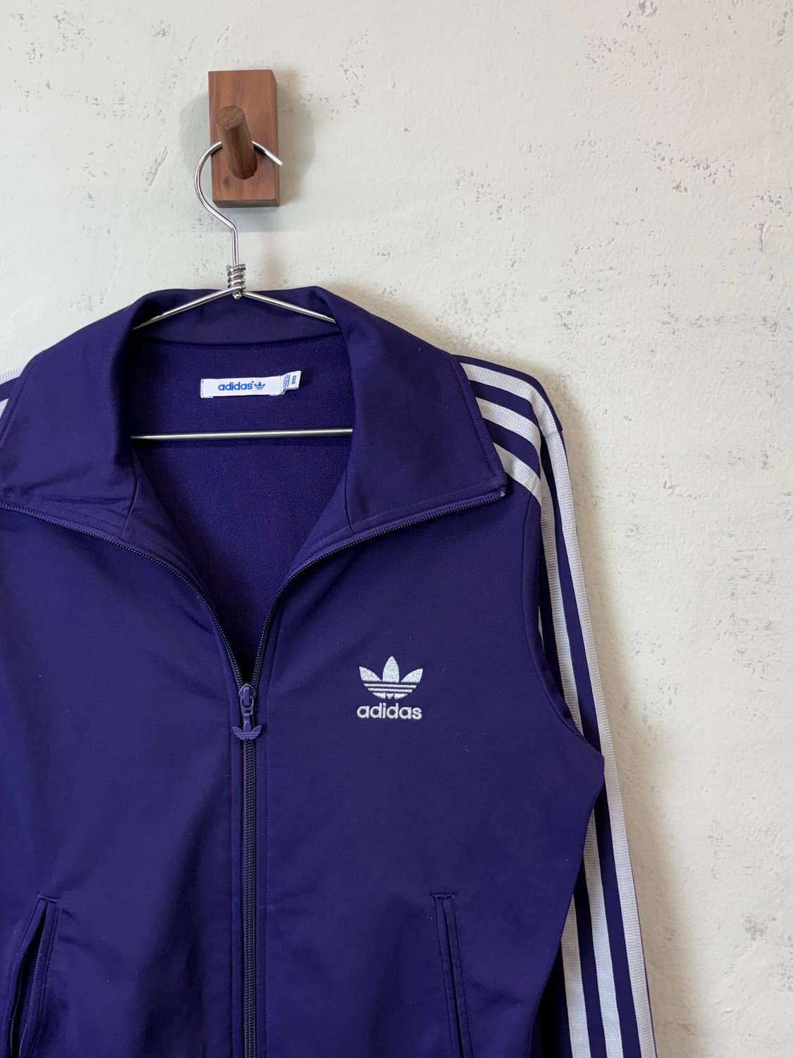 아디다스 파이어버드 빅로고 퍼플 트랙탑 져지 상품이미지3