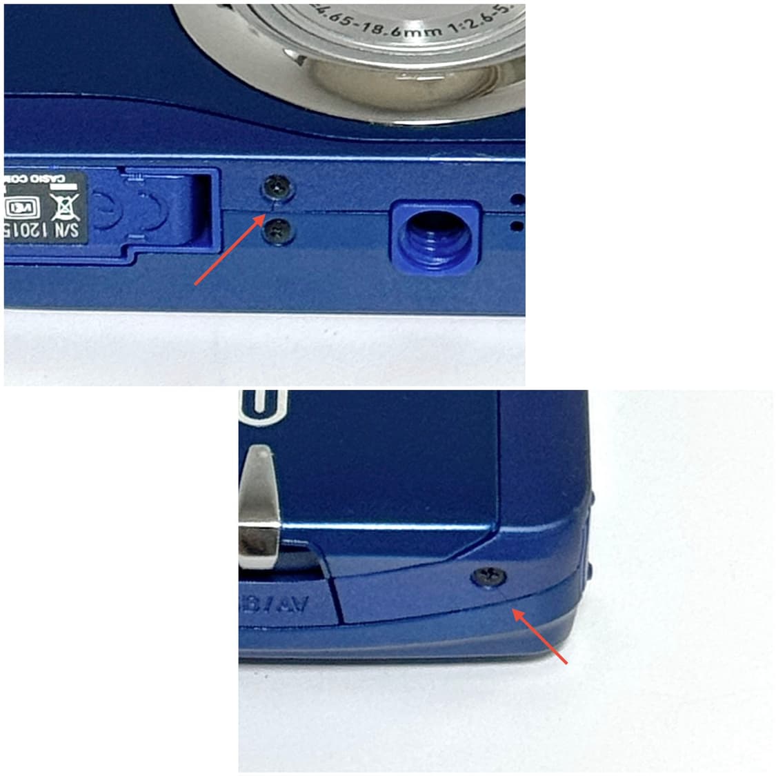 카시오 엑슬림 Z550 블루 빈티지디카 상품이미지6