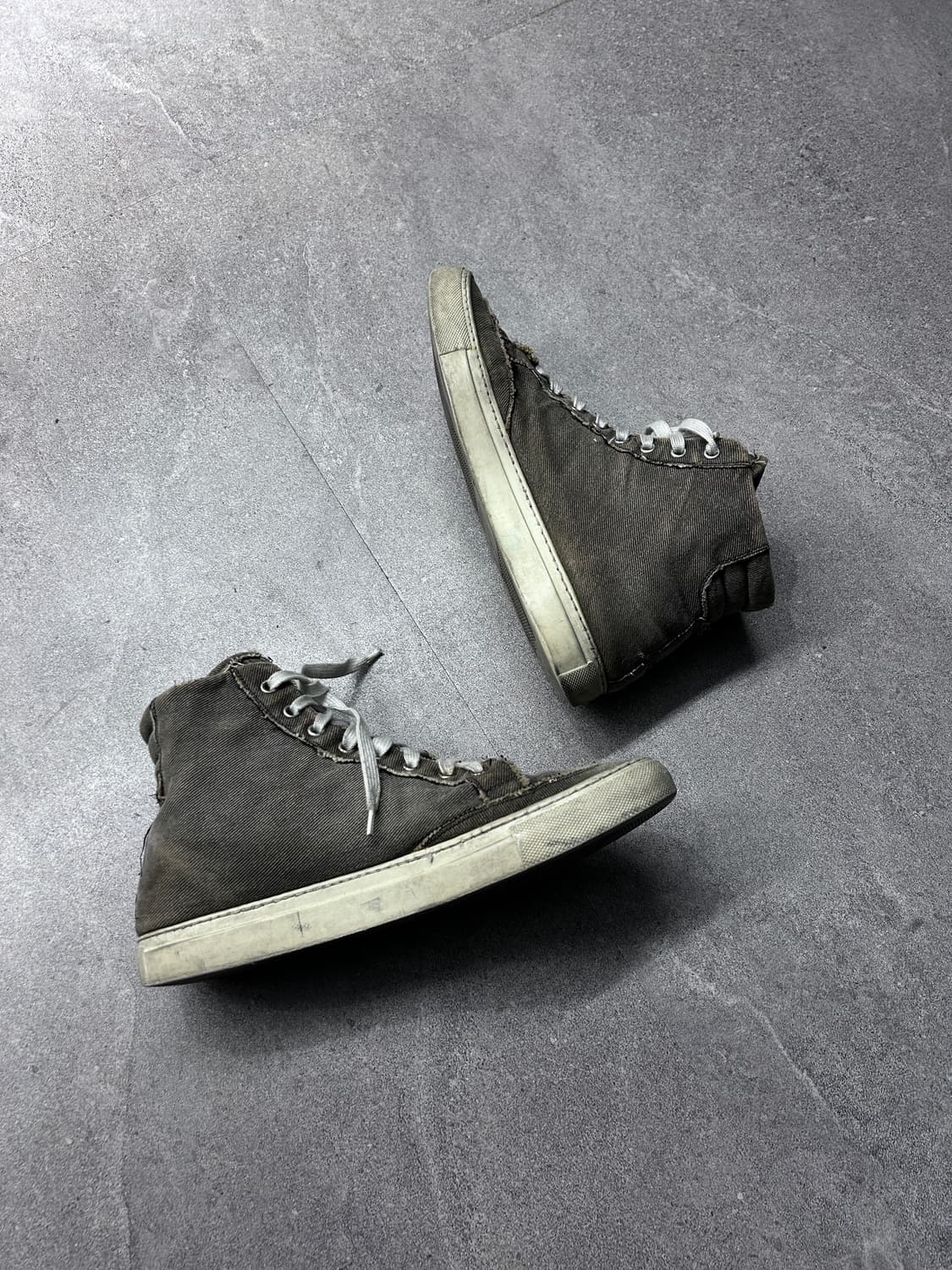 필립 플레인 디스트레스드 데님 하이탑  상품이미지3