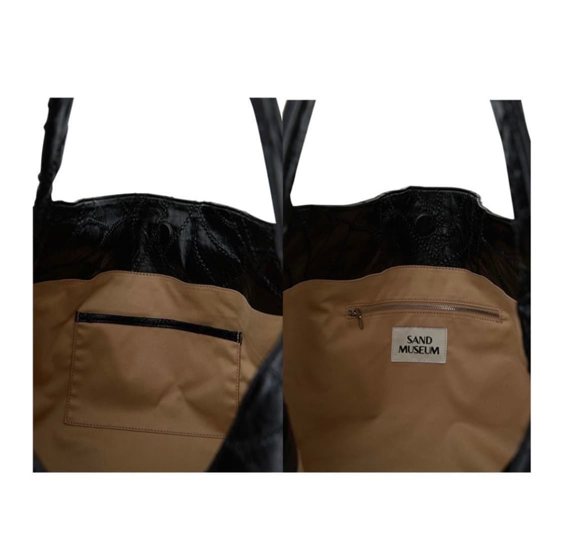 샌드뮤지엄 호보백 CACTUS HOBO BAG Black 상품이미지3