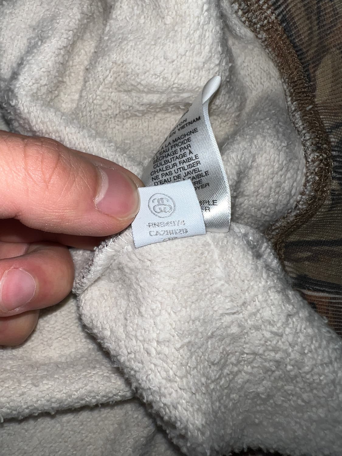 스투시 베일 카모 후드티 L 상품이미지9